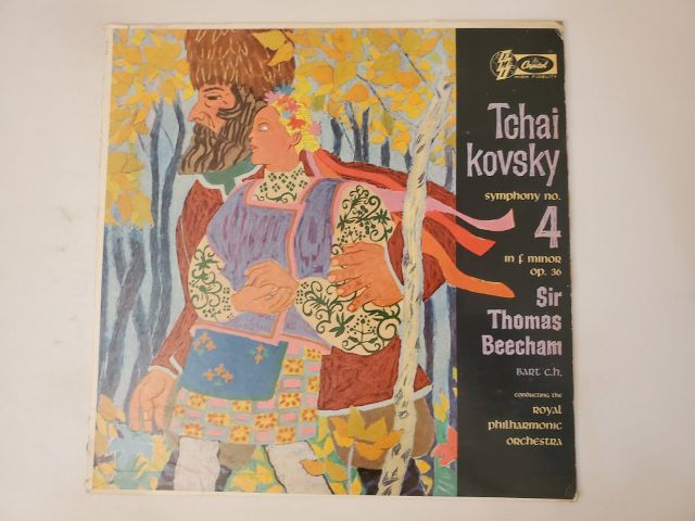 Sir Thomas Beecham Tchaikovsky: Symphony No. 4 in F Minor, Op. 36 vinyl record