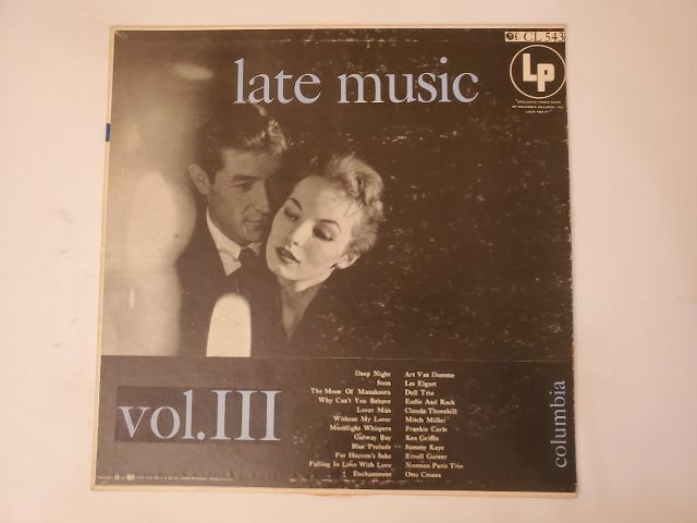 Various Artists Late Music Vol. III vinyl record