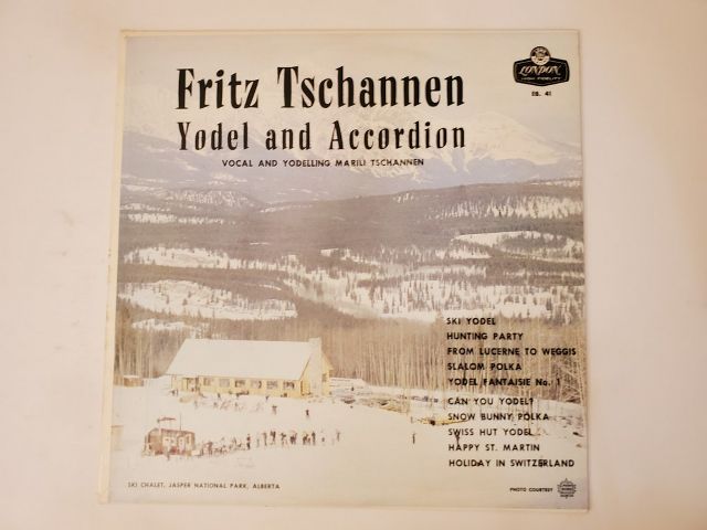 Fritz Tschannen Yodel and Accordion vinyl record