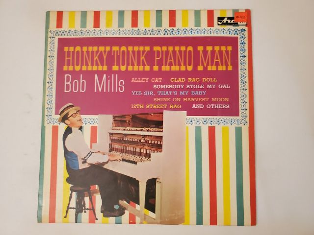 Bob Mills Honky Tonk Piano Man vinyl record