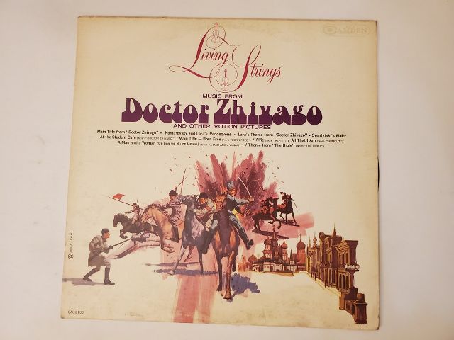 Living Strings Music from Doctor Zhivago and Other Motion Pictures vinyl record