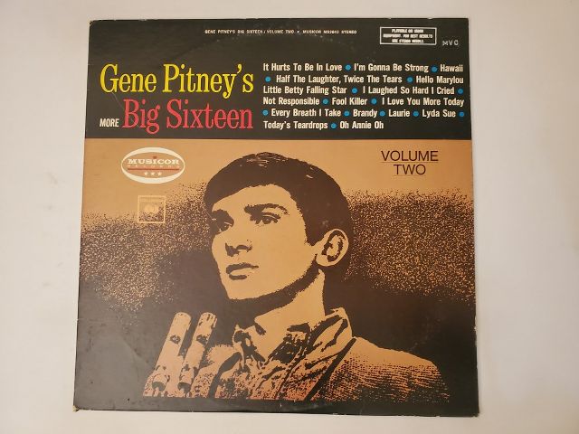 Gene Pitney More Big Sixteen Volume Two vinyl record