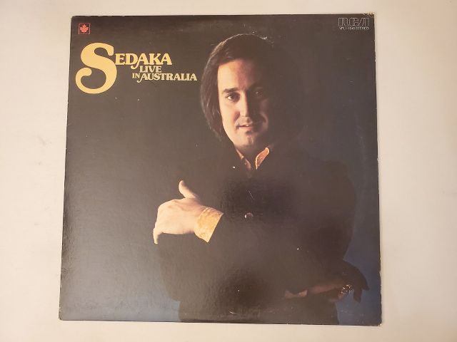 Neil Sedaka Live in Australia vinyl record