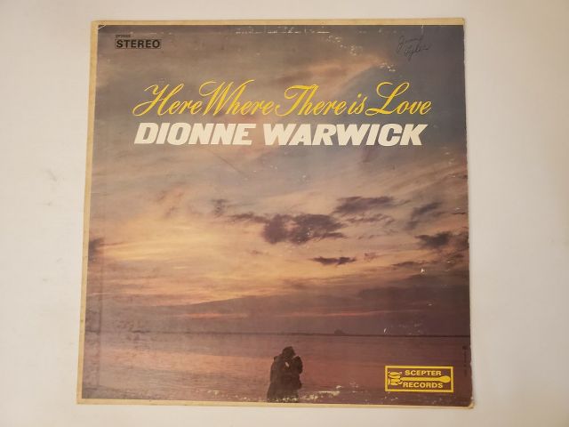 Dionne Warwick Here Where There is Love vinyl record