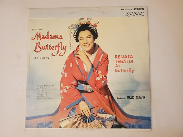 Renata Tebaldi Madama Butterfly Highlights vinyl record