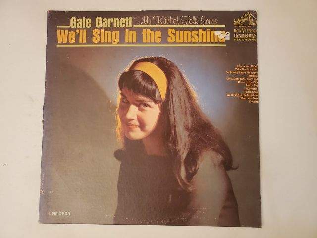 Gale Garnett My Kind of Folk Songs vinyl record
