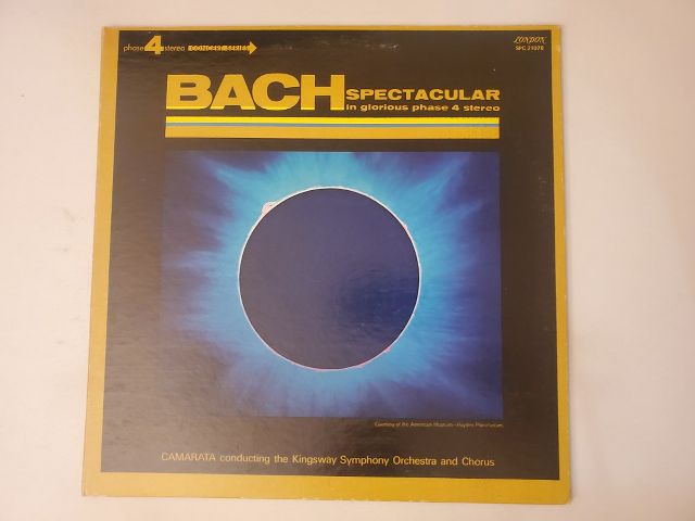 Camarata Bach Spectacular vinyl record