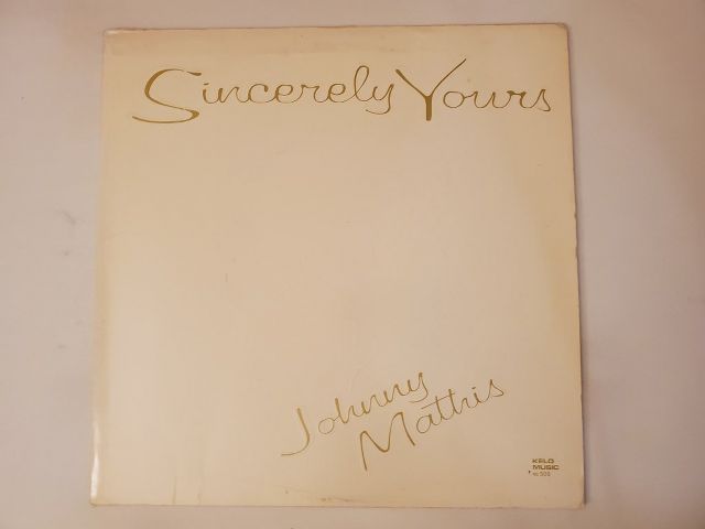 Johnny Mathis Sincerely Yours vinyl record