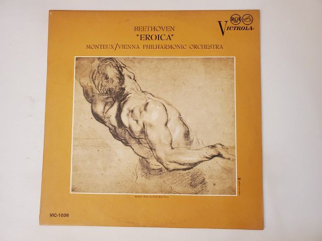 Monteux/Vienna Philharmonic Orchestra Eroica vinyl record