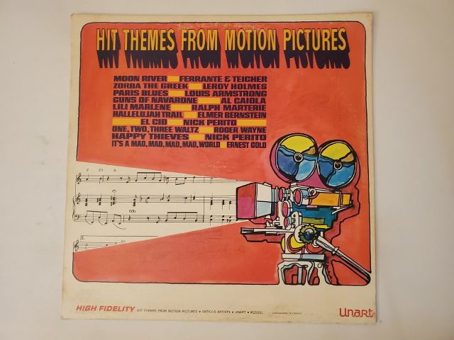 Various Artists Hit Themes from Motion Pictures vinyl record