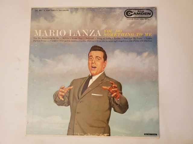 Mario Lanza You Do Something to Me vinyl record