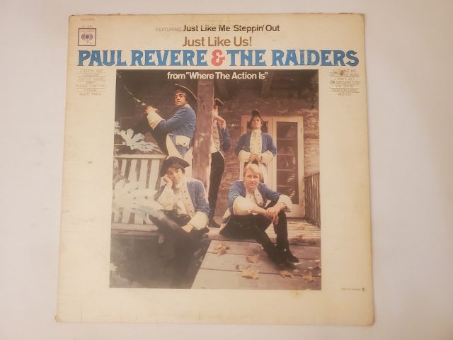 Paul Revere & the Raiders Just Like Us! vinyl record