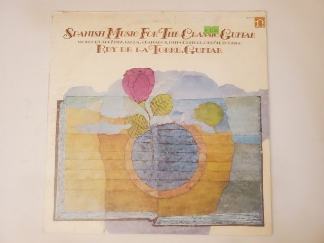 Rey de la Torre Spanish Music for the Classic Guitar vinyl record
