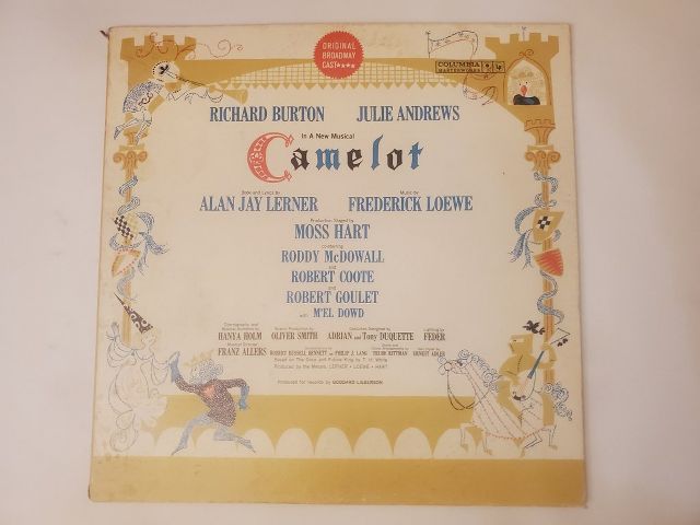 Original Broadway Cast Camelot vinyl record
