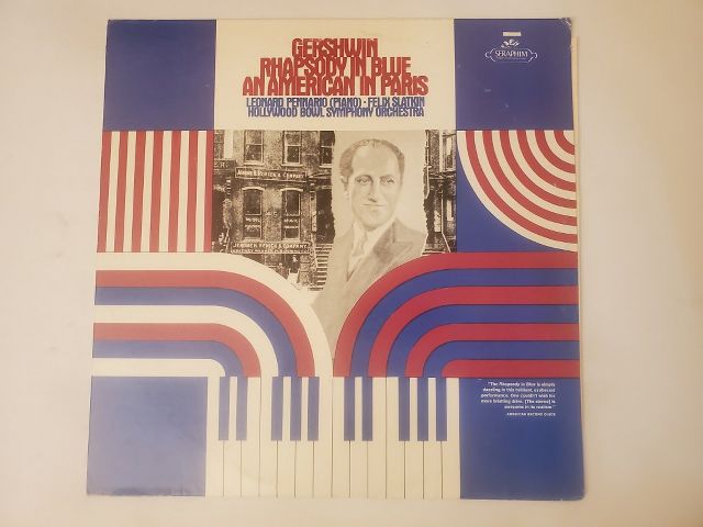 Leonard Pennario, Felix Slatkin & Hollywood Bowl Symphony Orchestra Rhapsody in Blue / An American in Paris vinyl record