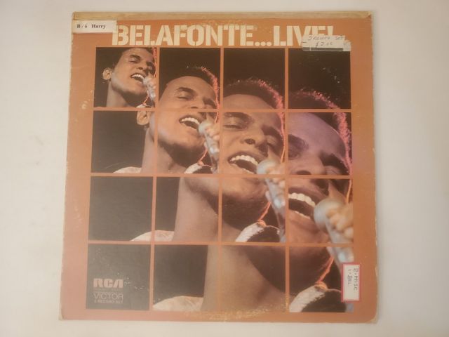 Harry Belafonte Belafonte...Live! vinyl record
