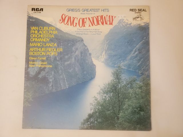 Various Artists Song of Norway: Grieg's Greatest Hits vinyl record