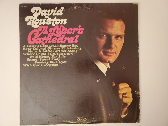 David Houston A Loser's Cathedral vinyl record