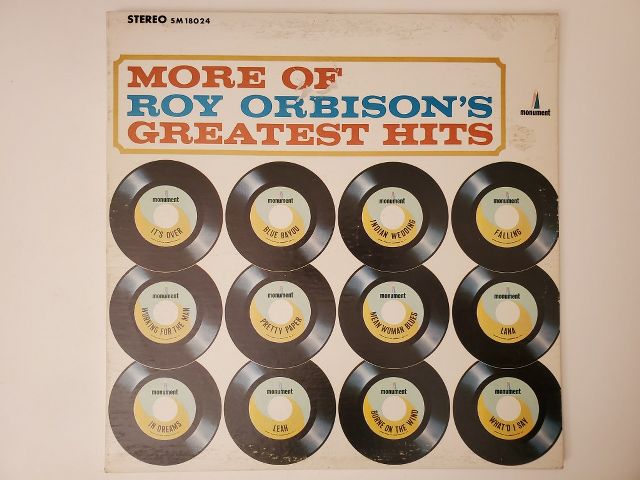 Roy Orbison More of Roy Orbison's Greatest Hits vinyl record