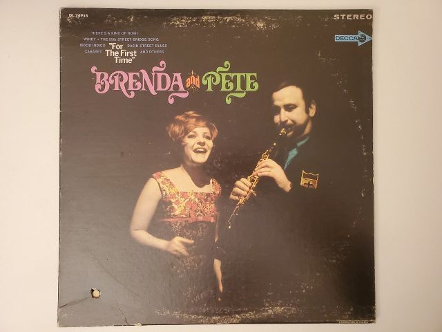 Brenda and Pete For the First Time vinyl record