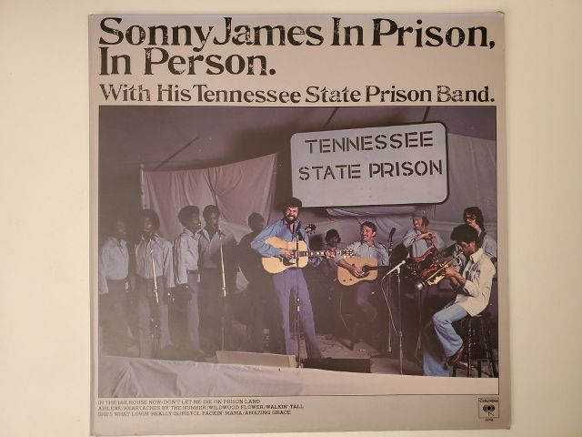 Sonny James In Prison, In Person vinyl record