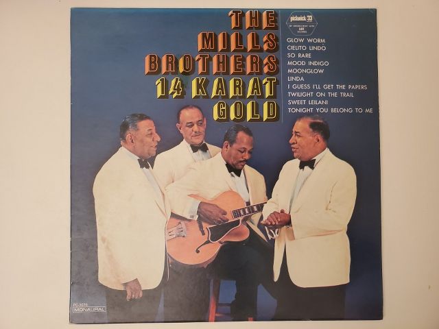 The Mills Brothers 14 Karat Gold vinyl record