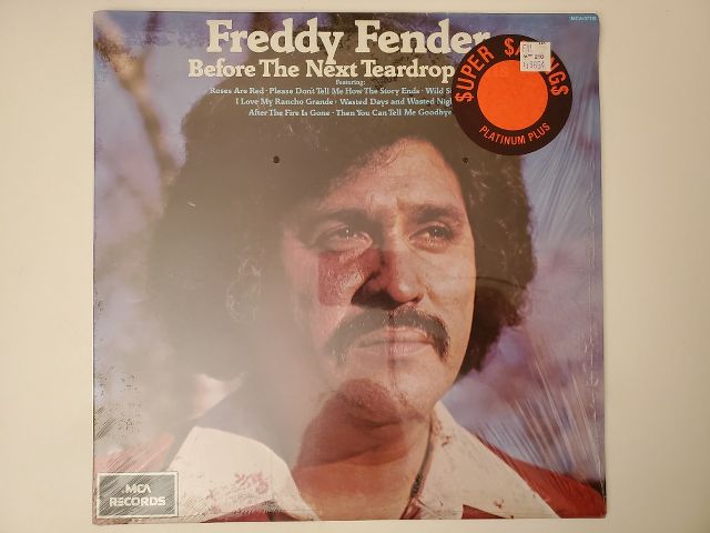 Freddy Fender Before the Next Teardrop Falls vinyl record