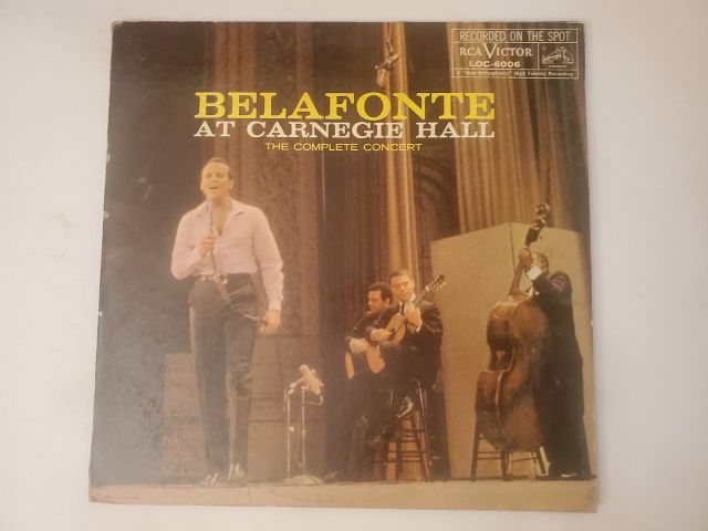 Harry Belafonte At Carnegie Hall vinyl record
