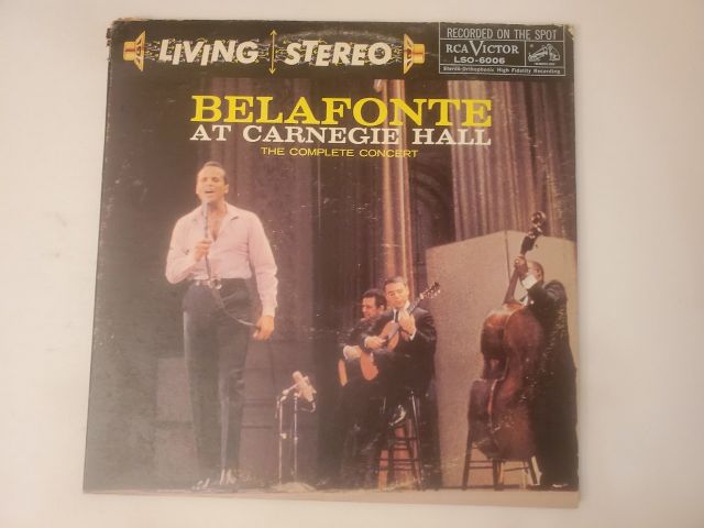 Harry Belafonte Belafonte at Carnegie Hall vinyl record