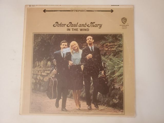 Peter, Paul and Mary In the Wind vinyl record