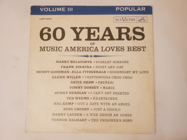 Various Artists 60 Years of Music America Loves Best (Volume III) vinyl record
