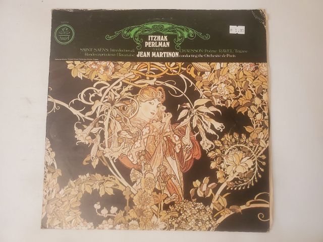 Itzhak Perlman and Jean Martinon Saint-Sa?ns: Introduction & Rondo Capriccioso; Havanaise / Chausson: Po?me / Ravel: Tzigane vinyl record