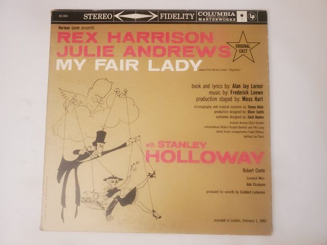 Original Cast My Fair Lady vinyl record