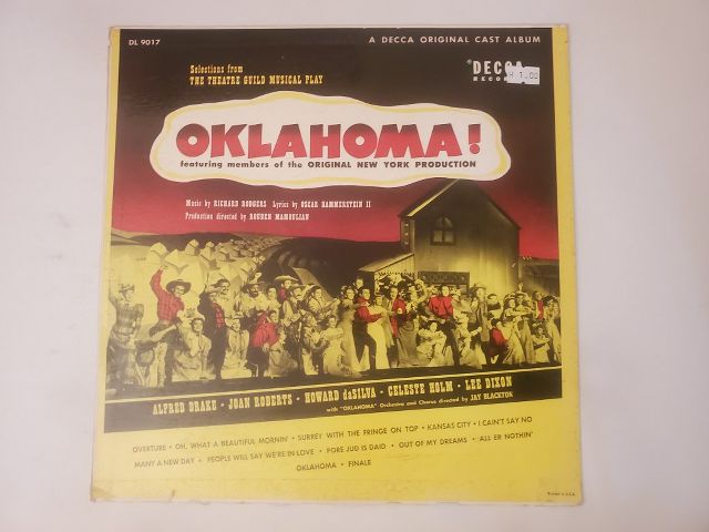 Original Cast Oklahoma vinyl record