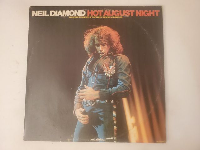 Neil Diamond Hot August Night vinyl record