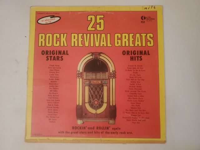Various Artists 25 Rock Revival Greats vinyl record