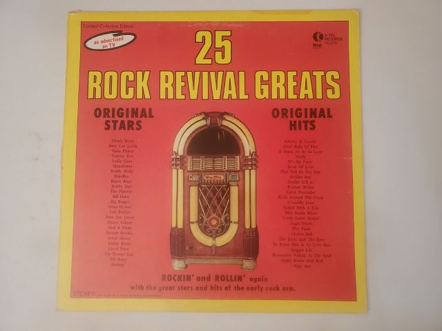 Various Artists 25 Rock Revival Greats vinyl record