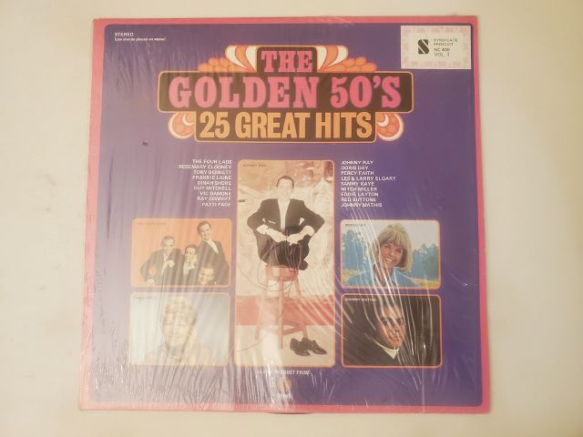 Various Artists The Golden 50's: 25 Great Hits vinyl record