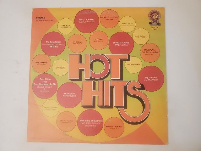 Various Artists Hot Hits vinyl record