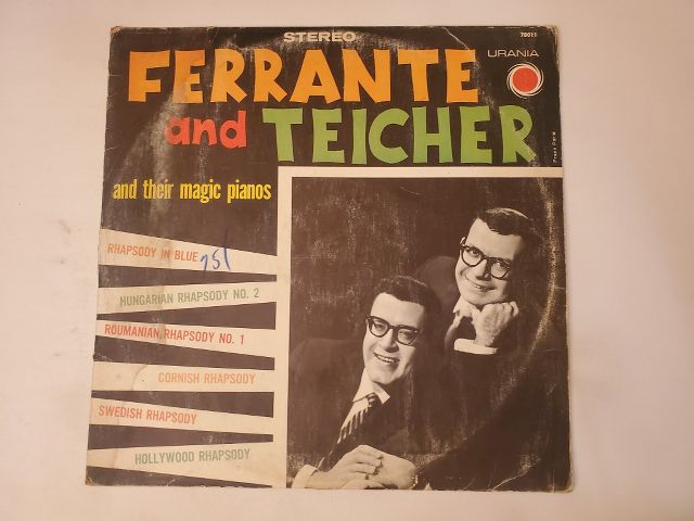 Ferrante and Teicher Rhapsody vinyl record