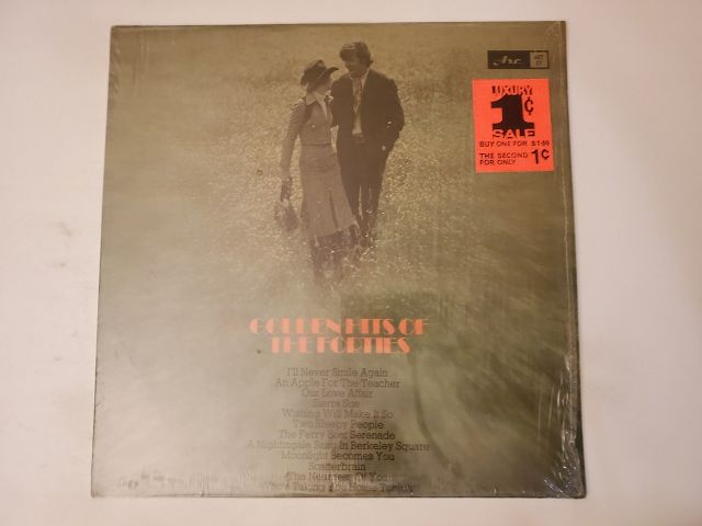Various Artists Golden Hits of the Forties vinyl record