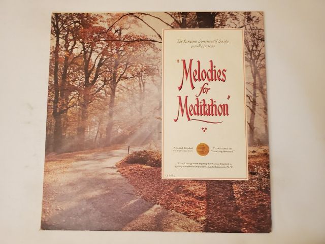 The Longines Symphonette Society Melodies for Meditation vinyl record