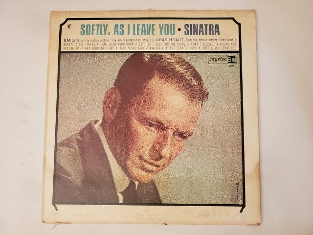 Frank Sinatra Softly, As I Leave You vinyl record