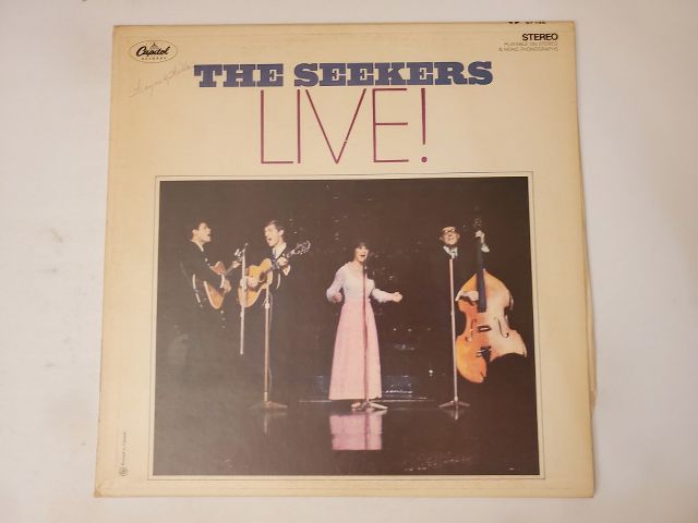 The Seekers Live vinyl record