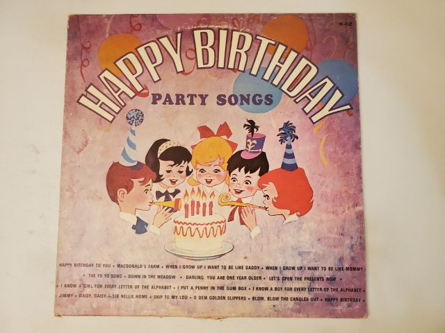 Unknown Happy Birthday Party Songs vinyl record
