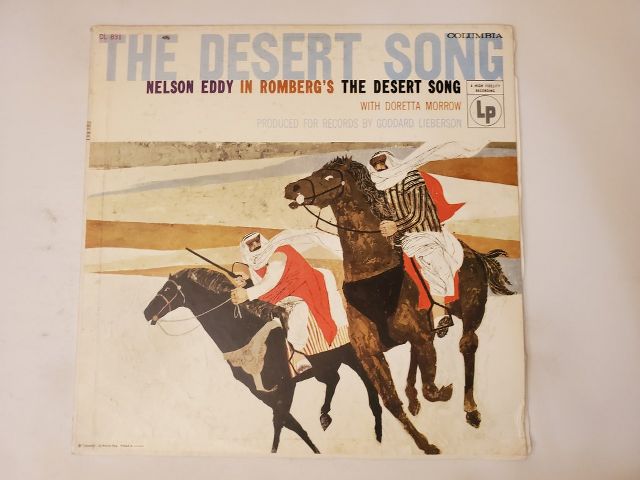 Nelson Eddy The Desert Song vinyl record