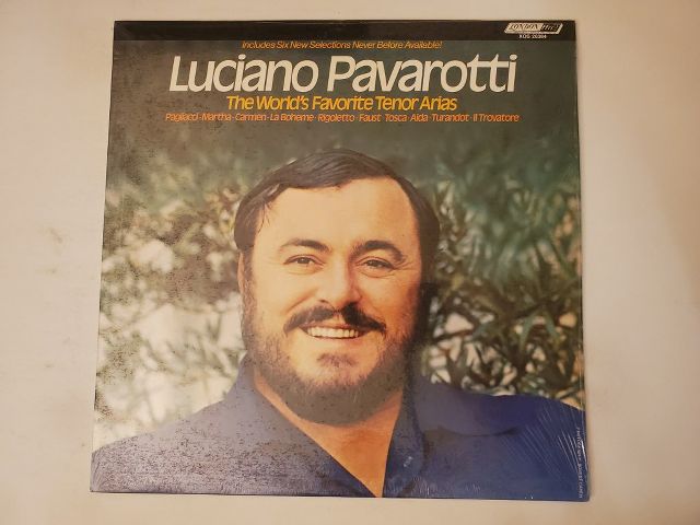 Luciano Pavarotti The World's Favorite Tenor Arias vinyl record