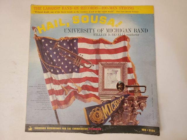 University of Michigan Band Hail, Sousa! vinyl record