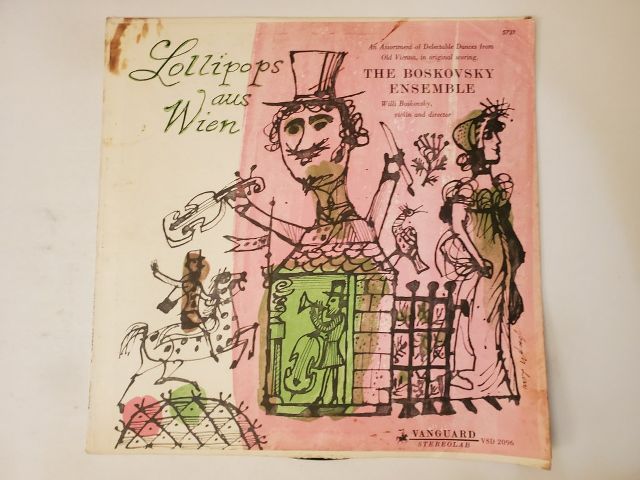 The Boskovsky Ensemble Lollipops aus Wien vinyl record