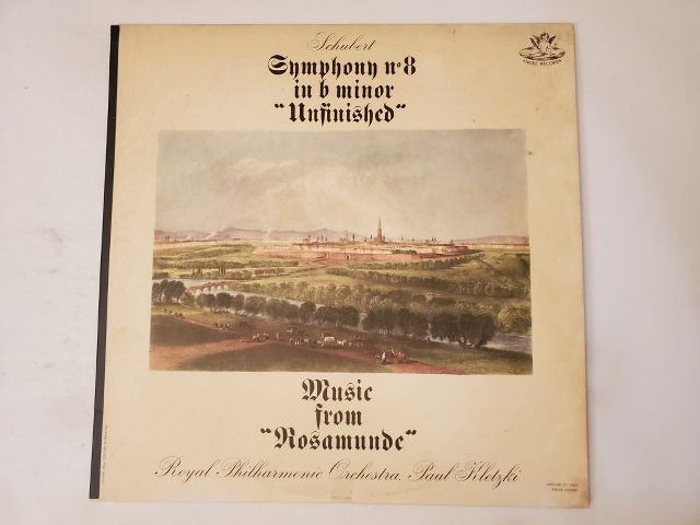 Royal Philharmonic Orchestra (Paul Kletzki) Schubert: Symphony No. 8 in B Minor 'Unfinished'; Music from 'Rosamunde' vinyl record